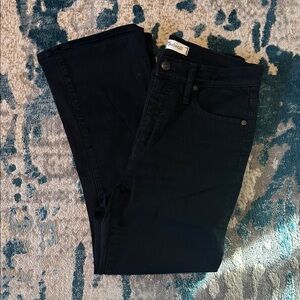 Madewell Women's Black curvy Demi boot Jeans